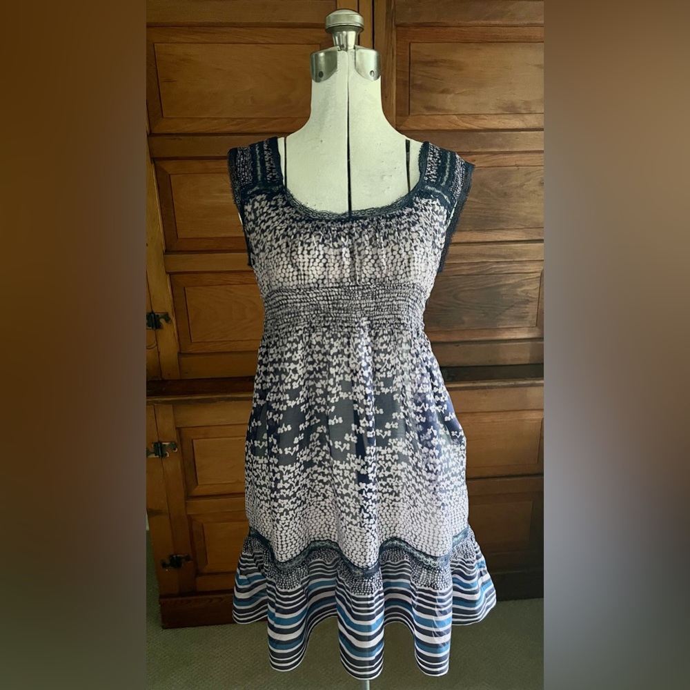 Free People Sheer Mini Sundress